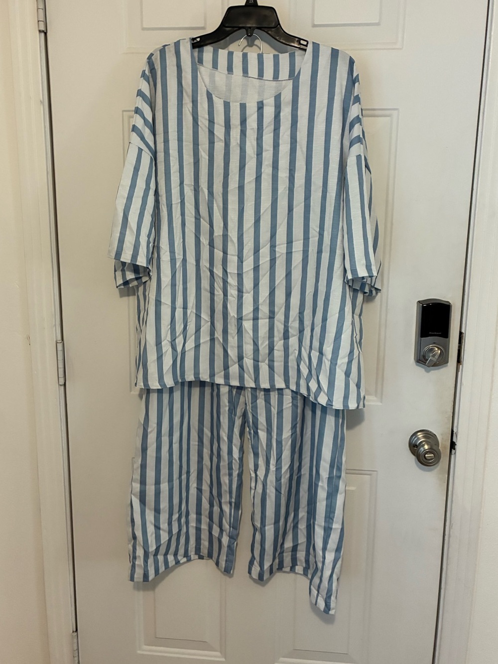 Striped Women’s Pant Set/Pajamas